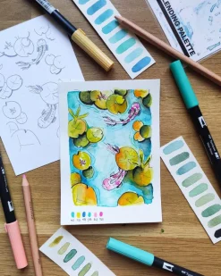 Tombow Zestaw pisaków Manga Kawaii - - 5 szt. > Zestawy Do Rysunku|Markery, Brushpeny I Pisaki