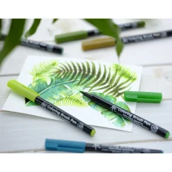 Sakura Zestaw pisaków pędzelkowych Koi Coloring Brush Pen - - Botanical, 6 szt.