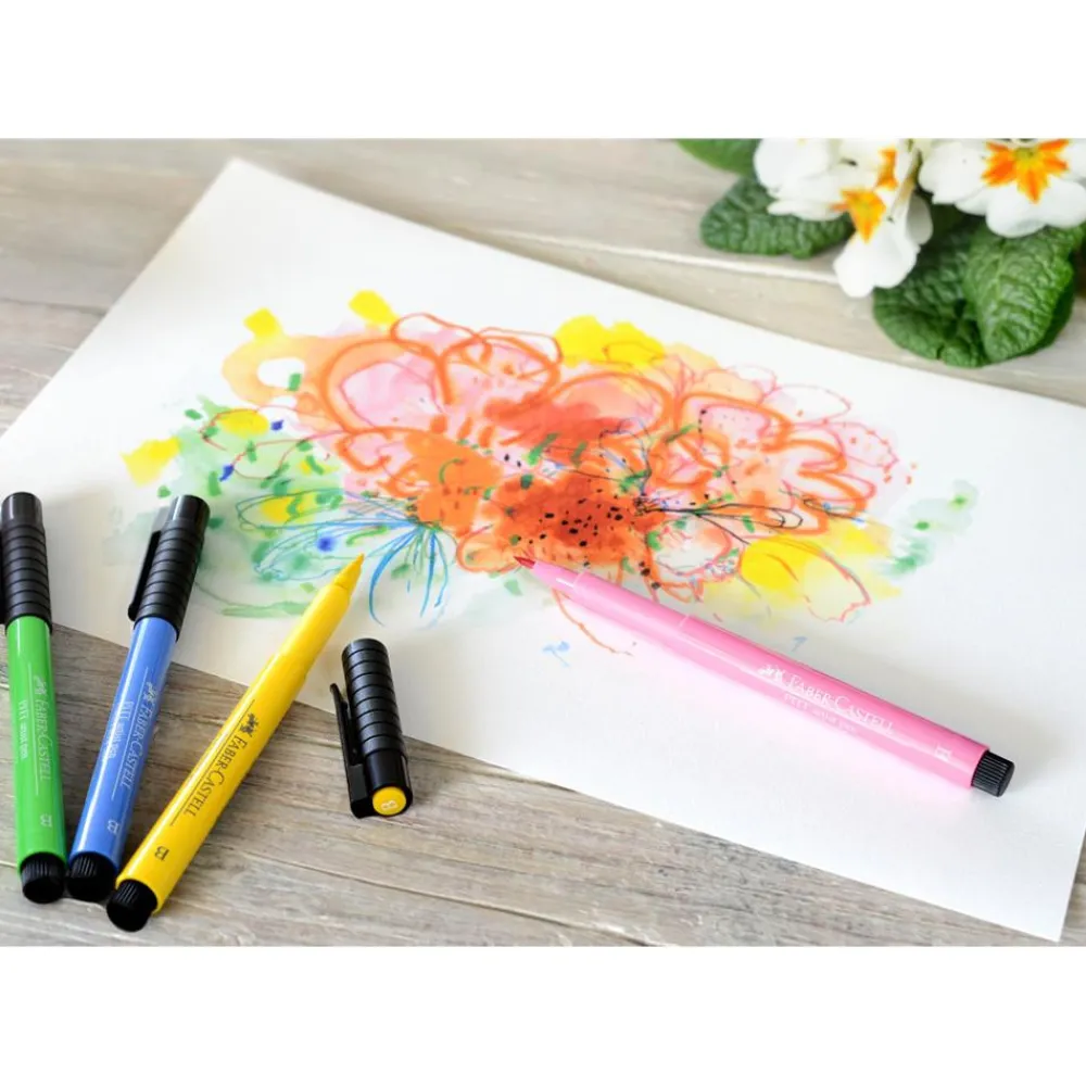 Faber-Castell Zestaw pisaków pędzelkowych Pitt Artist Pen - - 12 kolorów