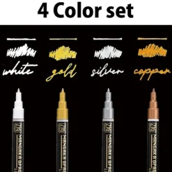 Kuretake Zestaw pisaków ZIG Cartoonist Mangaka Opaque Liner - - 4 szt.