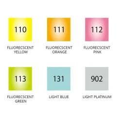 Kuretake Zestaw pisaków Zig Clean Color Dot - - Highlight, 6 kolorów ><noscript><img width=