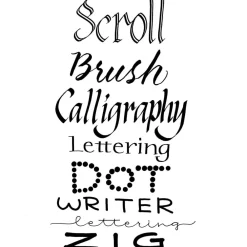 Kuretake Zestaw pisaków Zig Twin Black Marker - - 4 szt. ><noscript><img width=