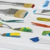 dpCraft Zestaw plastikowych szpachelek malarskich - - 5 szt.