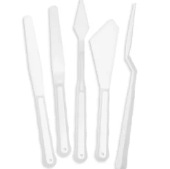 dpCraft Zestaw plastikowych szpachelek malarskich - - 5 szt.