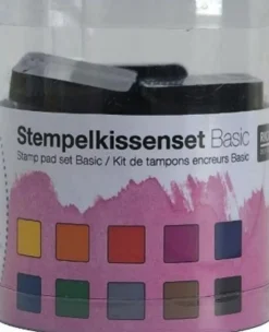 Rico Design Zestaw poduszek z tuszem do stempli - - 10 szt. > Tusze I Stemple