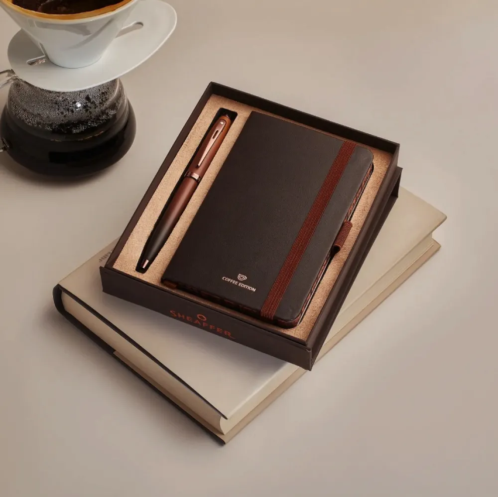 Sheaffer Zestaw prezentowy 100 Coffee Edition - - długopis i notes
