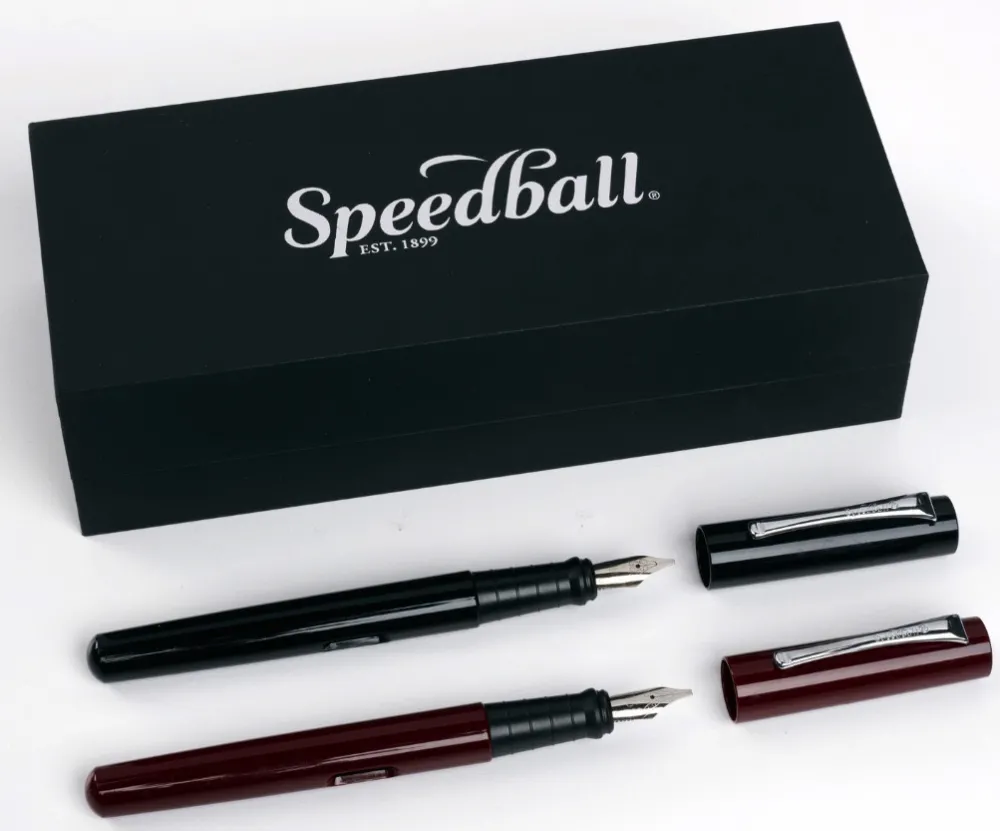 Speedball Zestaw prezentowy piór wiecznych do kaligrafii - - 2 szt.