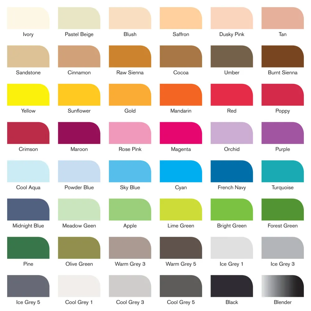 Winsor & Newton Zestaw Promarker Essential Collection - - 48 szt. > Markery, Brushpeny I Pisaki