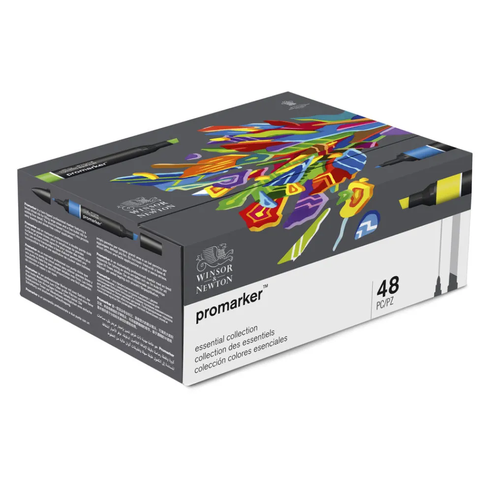 Winsor & Newton Zestaw Promarker Essential Collection - - 48 szt. > Markery, Brushpeny I Pisaki