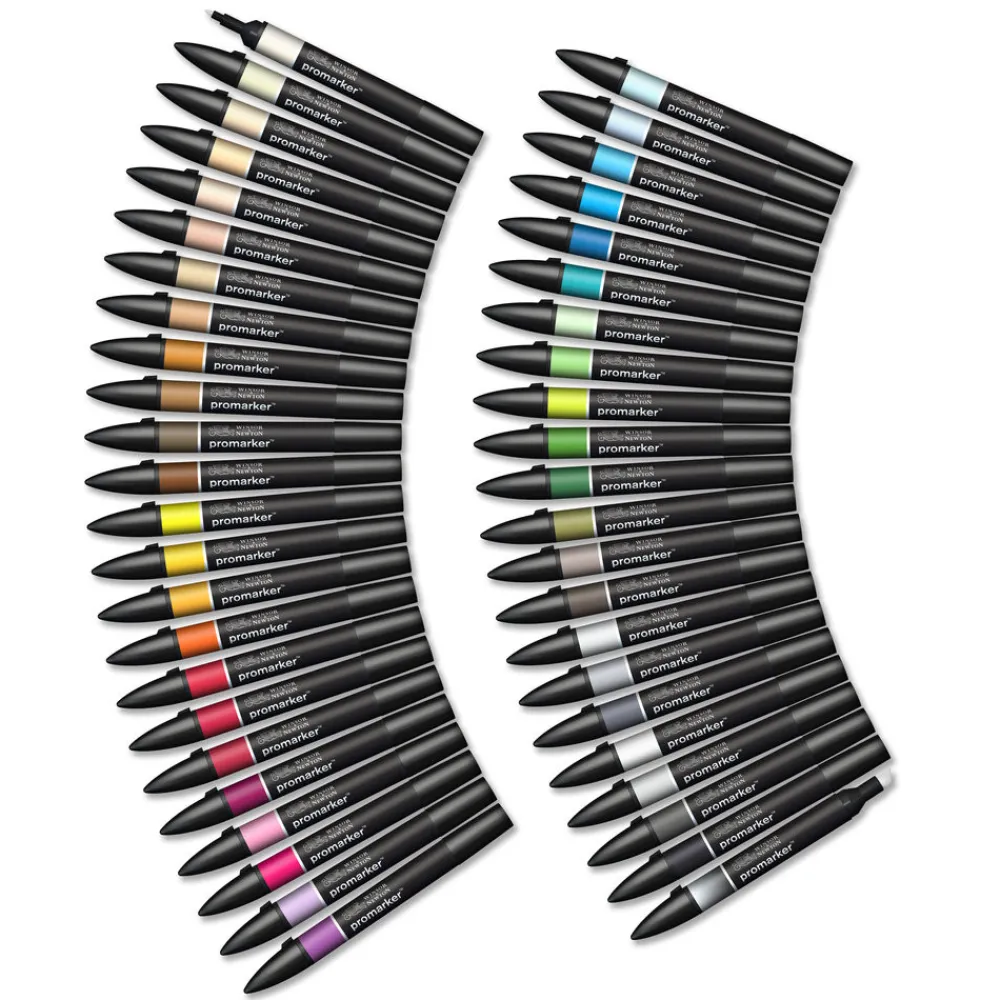 Winsor & Newton Zestaw Promarker Essential Collection - - 48 szt. > Markery, Brushpeny I Pisaki