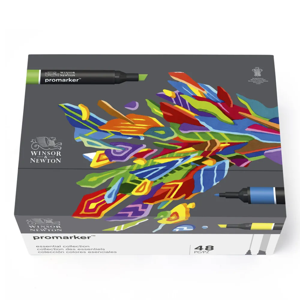 Winsor & Newton Zestaw Promarker Essential Collection - - 48 szt. > Markery, Brushpeny I Pisaki