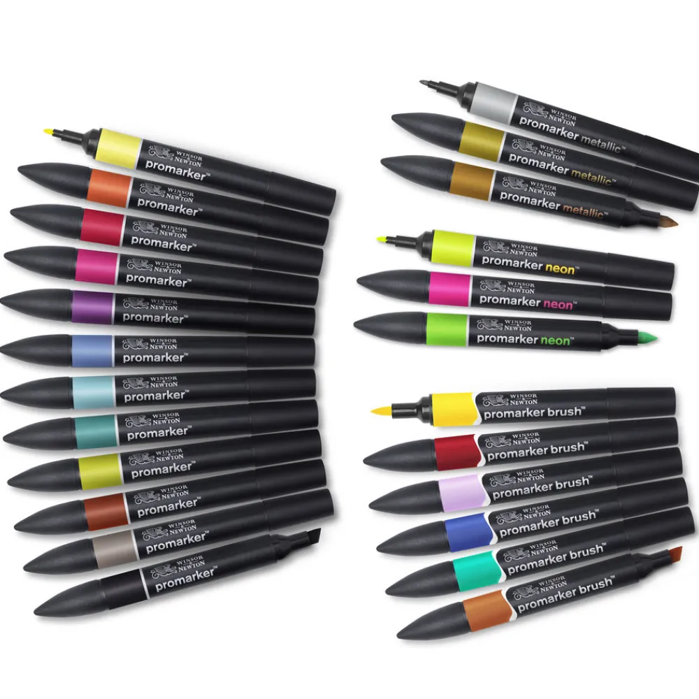 Winsor & Newton Zestaw Promarker Mixed Marker - - 24 szt.