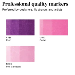 Winsor & Newton Zestaw Promarker - - Metallic Tones, 3 szt. > Markery, Brushpeny I Pisaki