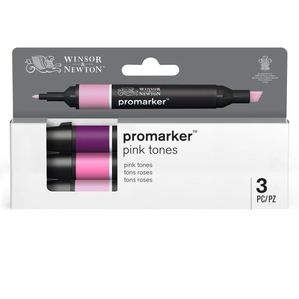 Winsor & Newton Zestaw Promarker - - Metallic Tones, 3 szt. > Markery, Brushpeny I Pisaki