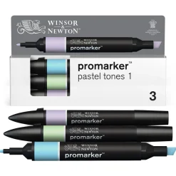 Winsor & Newton Zestaw Promarker - - Grey Tones, 3 szt. > Markery, Brushpeny I Pisaki