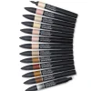 Winsor & Newton Zestaw Promarker - - Skin Tones, 12 + 1 szt. > Markery, Brushpeny I Pisaki