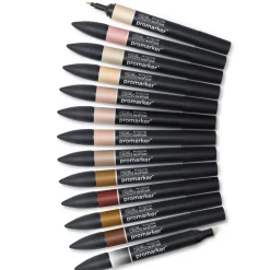 Winsor & Newton Zestaw Promarker - - Skin Tones, 12 + 1 szt. > Markery, Brushpeny I Pisaki