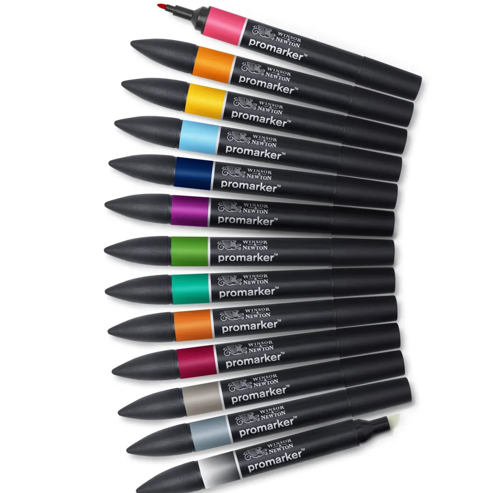 Winsor & Newton Zestaw Promarker - - Manga Romance, 12+1 szt. > Markery, Brushpeny I Pisaki