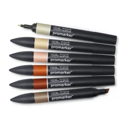 Winsor & Newton Zestaw Promarker - - Earth Tones, 6 szt.