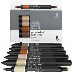 Winsor & Newton Zestaw Promarker - - Earth Tones, 6 szt.