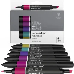 Winsor & Newton Zestaw Promarker - - Pastel Tones, 6 szt. > Markery, Brushpeny I Pisaki
