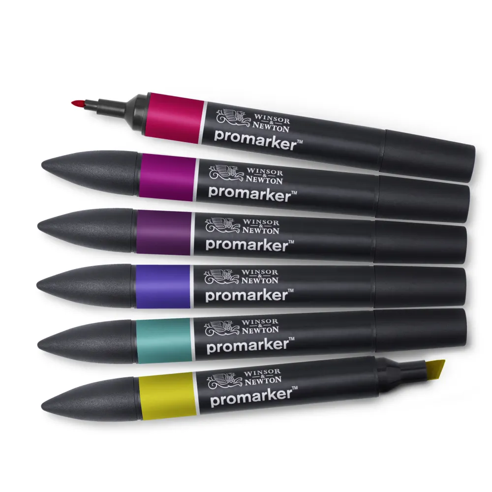 Winsor & Newton Zestaw Promarker - - Rich Tones, 6 szt.