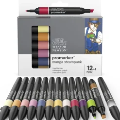 Winsor & Newton Zestaw Promarker - - Manga set 2, 12 + 1 szt. ><noscript><img width=