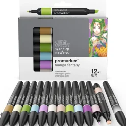 Winsor & Newton Zestaw Promarker - - Manga Fantasy, 12+1 szt.