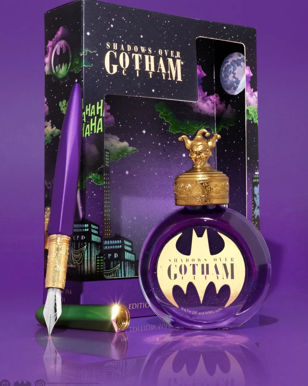 Ferris Wheel Press Zestaw Shadows over Gotham City Limited Edition - - Joker > Atramenty|Pióra Wieczne