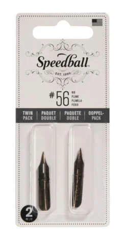 Speedball Zestaw stalówek do kaligrafii nr 56 - - 2 szt. > Stalówki