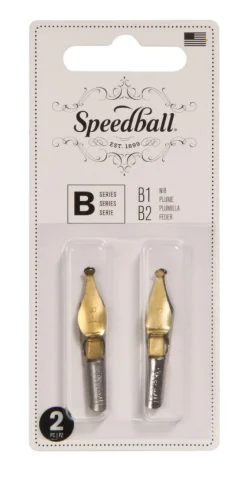 Speedball Zestaw stalówek do kaligrafii B1/B2 - - 2 szt. > Stalówki