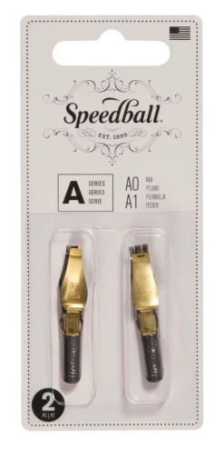 Speedball Zestaw stalówek do kaligrafii A0/A1 - - 2 szt. > Stalówki