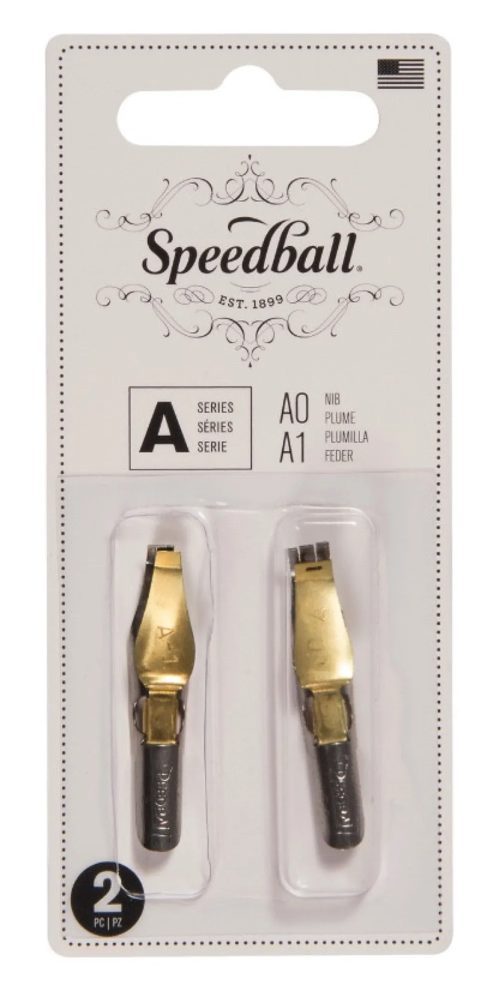 Speedball Zestaw stalówek do kaligrafii A0/A1 - - 2 szt. > Stalówki