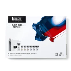 Liquitex Zestaw startowy farb akrylowych Heavy Body - - 12 szt.