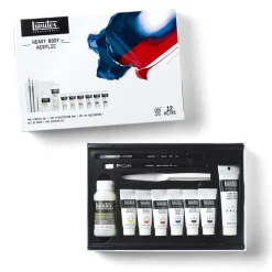 Liquitex Zestaw startowy farb akrylowych Heavy Body - - 12 szt.