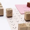Rico Design Zestaw stempli drewnianych Smile - Paper Poetry - 12 szt.