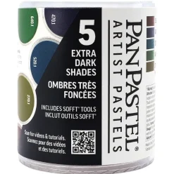 PanPastel Zestaw suchych pasteli Blues - 5 kolorów ><noscript><img width=