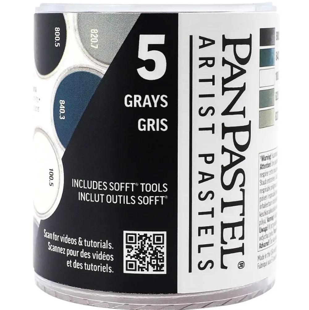 PanPastel Zestaw suchych pasteli Starter Shades - 5 kolorów > Pastele