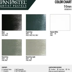 PanPastel Zestaw suchych pasteli Starter Shades - 5 kolorów ><noscript><img width=