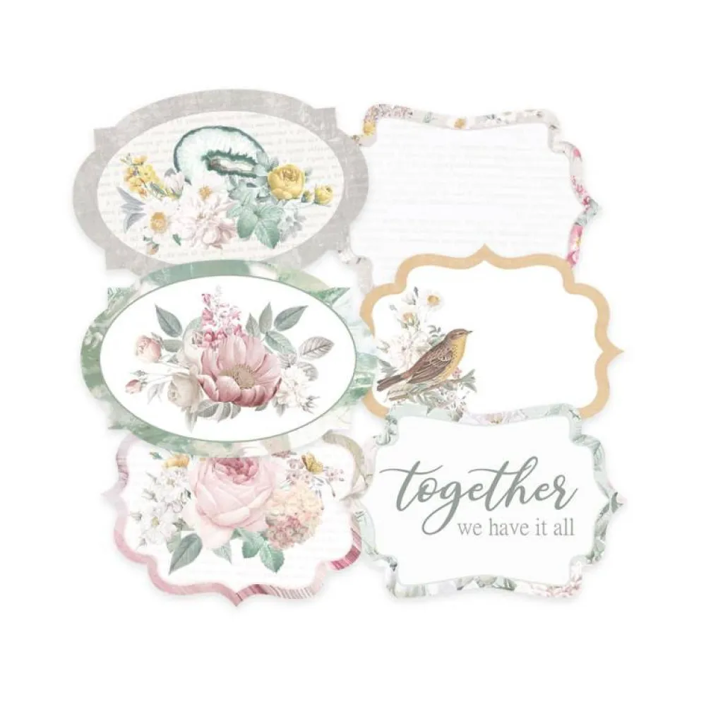 Piatek Trzynastego Zestaw tagów - Piątek Trzynastego - Precious 04 6 szt. > Papiery Do Scrapbookingu