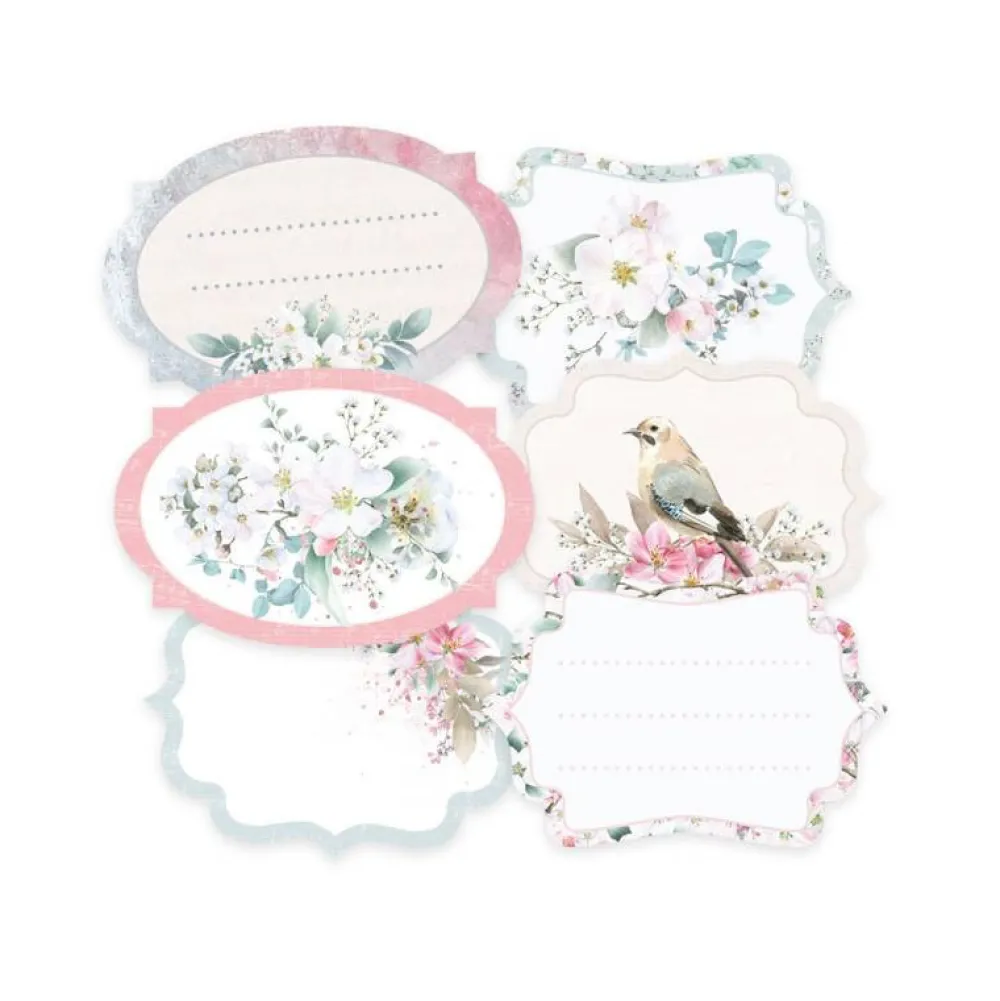 Piatek Trzynastego Zestaw tagów - Piątek Trzynastego - Birdhouse 6 szt. > Papiery Do Scrapbookingu