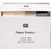 Rico Design Zestaw taśm Black & White - Paper Poetry - 1,5 cm x 10 m, 4 szt.