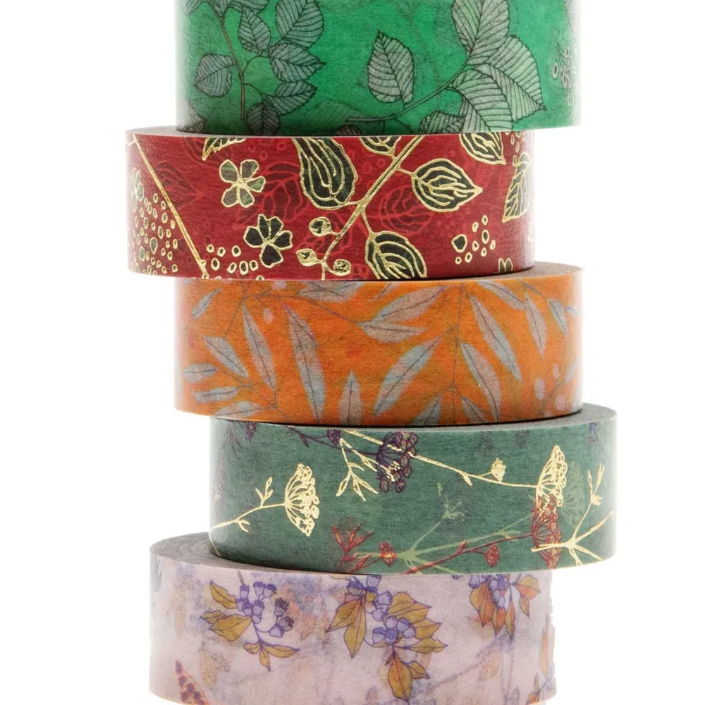 Rico Design Zestaw taśm washi - Paper Poetry - Pastel, 15 mm x 5 m, 10 szt. > Dodatki Dekoracyjne