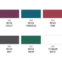 Liquitex Zestaw tuszów akrylowych Muted Colors - - 6 kolorów x 30 ml