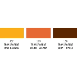 Liquitex Zestaw tuszów akrylowych Transparent - - 3 kolory x 30 ml