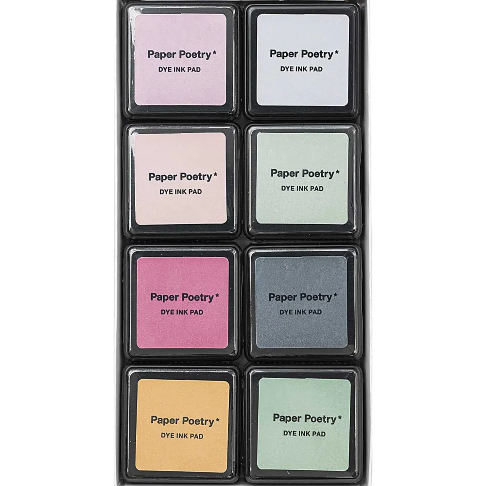 Rico Design Zestaw tuszów - Paper Poetry - stonowane odcienie, 8 szt. > Tusze I Stemple