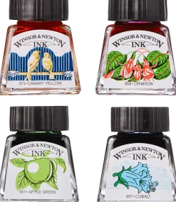 Winsor & Newton Zestaw tuszów rysunkowych - - Rich Tones, 4 szt. > Tusze Rysunkowe