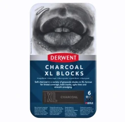 Derwent Zestaw węgli Charcoal XL w sztyfcie - - 6 szt. ><noscript><img width=