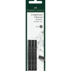 Faber-Castell Zestaw węgli Pitt Monochrome - - medium, 3 szt. > Węgle Rysunkowe