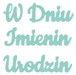 dpCraft Zestaw wykrojników - - W dniu urodzin, imienin